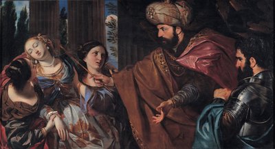 アハシュエロスの前のエステル、1660年から1670年 作： Giovanni Bonatti