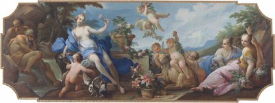 オーロラとディアナ、あるいは春の寓話 作： Giovanni Camillo Sagrestani