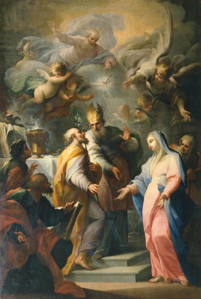 Marriage of Virgin Mary, by Giovanni Camillo Sagrestani (1660-1731) Church of Santo Spirito, Florence, Italy   1463364   ja       japanese Successfully Translated  Original: Alnwick Castle, Alnwick, Northumberland, England, in the early 19th century. Used  作： Giovanni Camillo Sagrestani