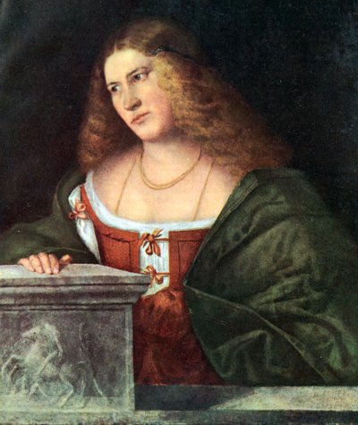 女性の肖像、1485-1547、1930。 作： Giovanni de Busi Cariani