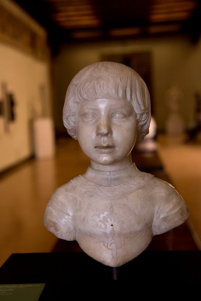 子供の胸像 作： Giovanni Cristoforo Romano