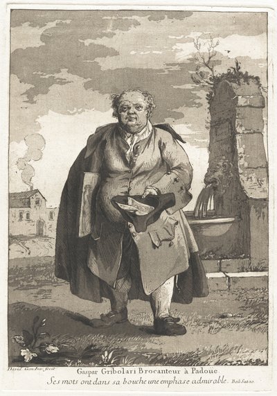 Gaspar Gribolari パドヴァの古物商 (Gaspar Gribolari、パドヴァの古物商) 作： Giovanni David