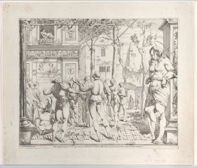 聖クリストファーの殉教、Secondo Quadro、1776年。 作： Giovanni David