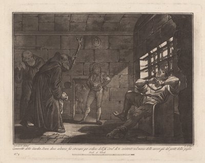 首を絞めて処刑するための「Giardin Scuro」 作： Giovanni De Pian, after Francesco Galimberti