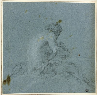 パイプを演奏するサテュロス 作： Giovanni Domenico Tiepolo