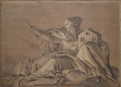ヨーロッパ。 作： Giovanni Domenico Tiepolo