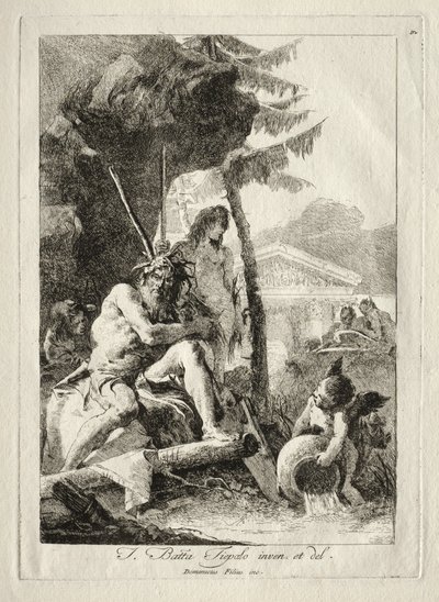 リバーフィギュア 作： Giovanni Domenico Tiepolo