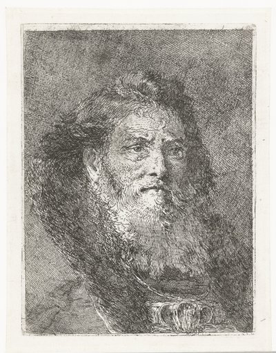 ヘッドギアのない男 頭のコレクション（シリーズタイトル） Raccolta di Teste (シリーズタイトル) 作： Giovanni Domenico Tiepolo