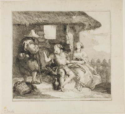 アンジェリカとメドロの結婚 作： Giovanni Domenico Tiepolo