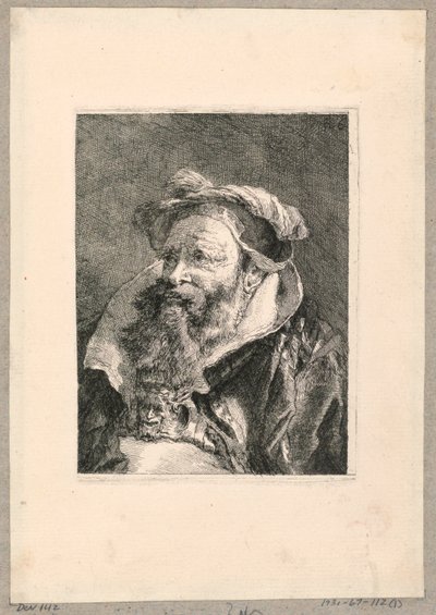 頭のコレクション 作： Giovanni Domenico Tiepolo