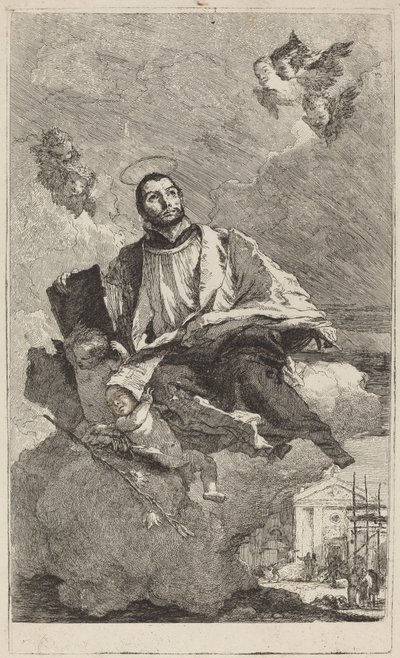 ティエーネの聖カジェタン 作： Giovanni Domenico Tiepolo