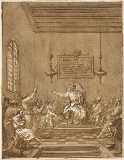 使徒信条 作： Giovanni Domenico Tiepolo