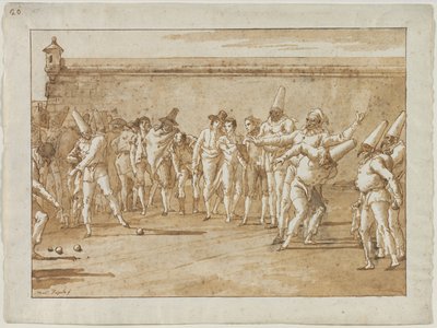 ボウルのゲーム 作： Giovanni Domenico Tiepolo