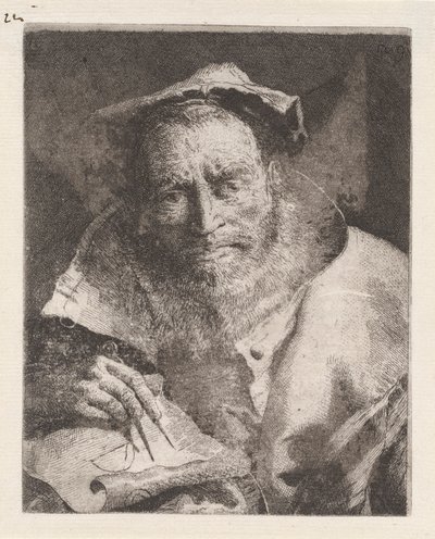Raccolta di Teste（頭のコレクション）の数学者 作： Giovanni Domenico Tiepolo