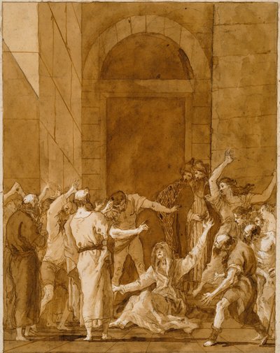 タビサの復活 作： Giovanni Domenico Tiepolo