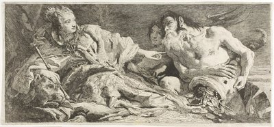 ネプチューンのオマージュを受けるヴェネツィア 作： Giovanni Domenico Tiepolo
