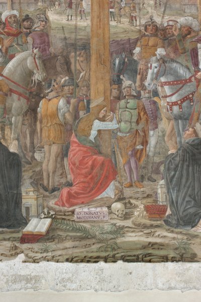ミラノ、最後の晩餐の食堂、ドナト・モントルファーノ、キリストの磔刑 作： Giovanni Donato Montorfano