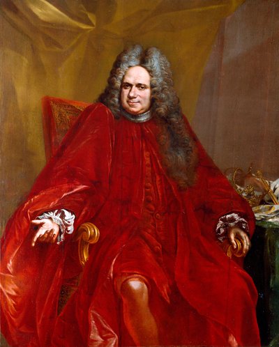 ベネデット ヴィアーレ (1660-1749 年頃) の肖像 1717 年から 1719 年までのジェネス共和国の総督。 154x125 cm セストリ・レバンテ、ガレリア・リッツィ 作： Giovanni Enrico Vaymer