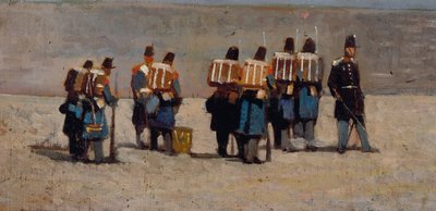 59年のフランス兵 1859年頃（油彩・板） 作： Giovanni Fattori