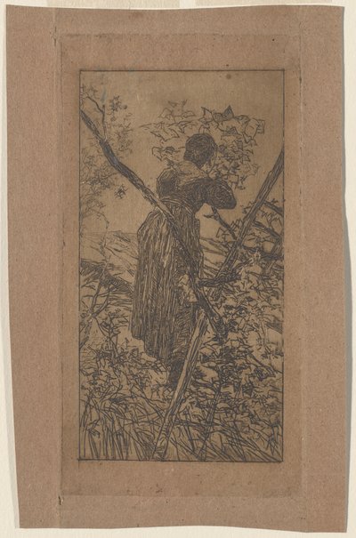 葉を集める 作： Giovanni Fattori
