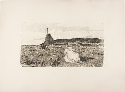 聖なる牛 作： Giovanni Fattori