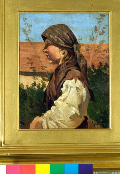 「木こり」 作： Giovanni Fattori