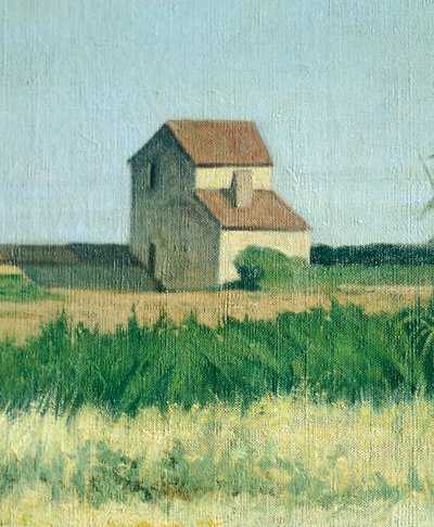 リヴォルノの水キャリア 作： Giovanni Fattori