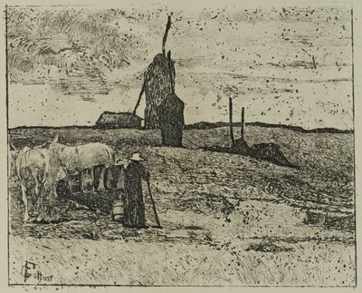 トスカーナのマレンマ 作： Giovanni Fattori