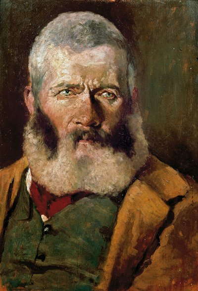 カウボーイの肖像（1882年頃）（油彩・キャンバス 作： Giovanni Fattori