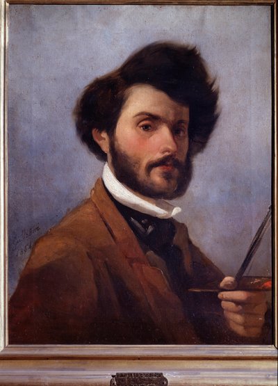 29歳の時の自画像（絵画 作： Giovanni Fattori