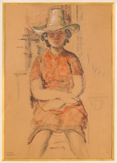 座る女の子(?) 作： Giovanni Forghieri