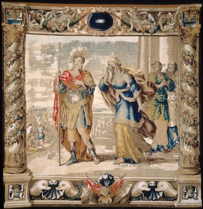 エネアス、ディドに別れを告げる 作： Giovanni Francesco (1610 62) Romanelli