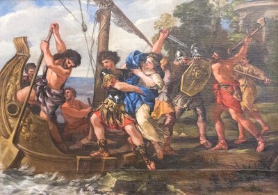 ヘレンの誘拐 作： Giovanni Francesco (1610 62) Romanelli
