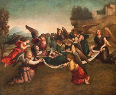 修復後の聖母の葬式 作： Giovanni Francesco Caroto