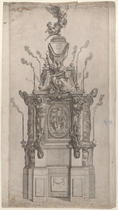 カタファルケ、1626-80。 作： Giovanni Francesco Grimaldi