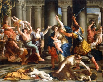 無罪の虐殺、1631年頃 作： Giovanni Francesco Romanelli