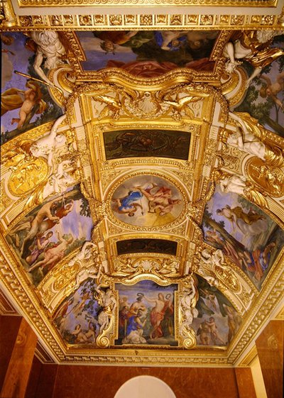 Salle des Saisons、1655-58の天井 作： Giovanni Francesco Romanelli