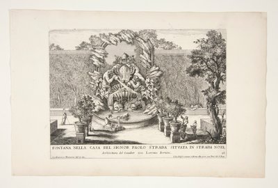 Le Fontane Ne Palazzi e ne Giardini di Roma, Parte Terza [ローマの噴水、宮殿、庭園の第 3 部] 作： Giovanni Francesco Venturini