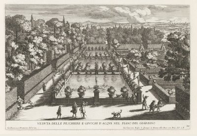 de tuinen van de Villa d