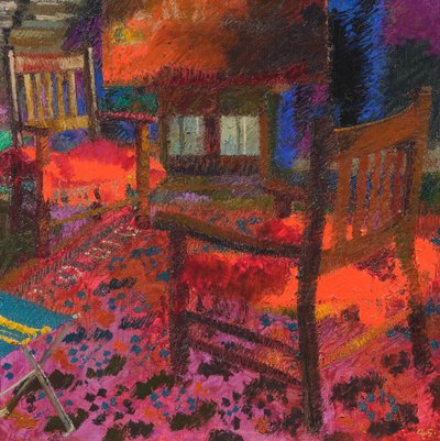 アウグスト・ジャコメッティのアトリエI 作： Giovanni Giacometti