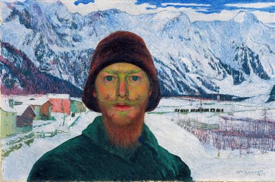 自画像、1899 年。 作： Giovanni Giacometti