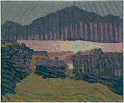 カポラーゴの眺め、c。 1907年。 作： Giovanni Giacometti