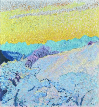 Winterabend。 1905-06 作： Giovanni Giacometti