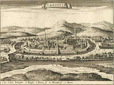コシツェ城（ジョヴァンニ・ジャコモ・デ・ロッシ、1683年） 作： Giovanni Giacomo De Rossi