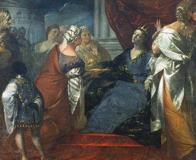 Mausolusの灰を飲むアルテミシア女王 作： Giovanni Gioseffo da Sole