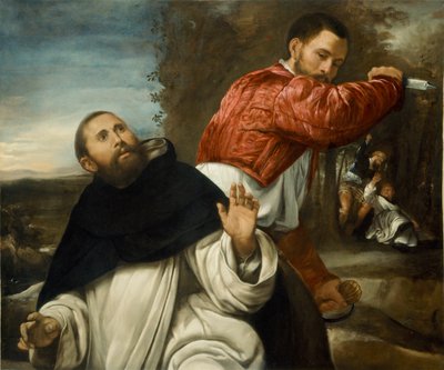 殉教者聖ペテロの死 作： Giovanni Girolamo Savoldo