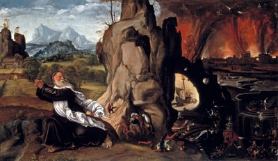 聖アントニウスの苦悩 作： Giovanni Girolamo Savoldo