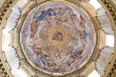 ナポリ大聖堂、ナポリ、イタリアのドーム 作： Giovanni Lanfranco