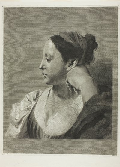 プロフィールの若い女性 作： Giovanni Marco Pitteri