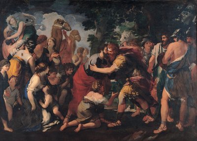 エサウとヤコブの間の会議、1636-1641 作： Giovanni Maria Bottala